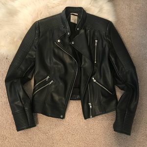 Zara TRF Faux Leather Jacket